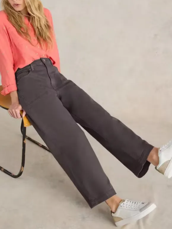 Cropped Wide Leg Jean