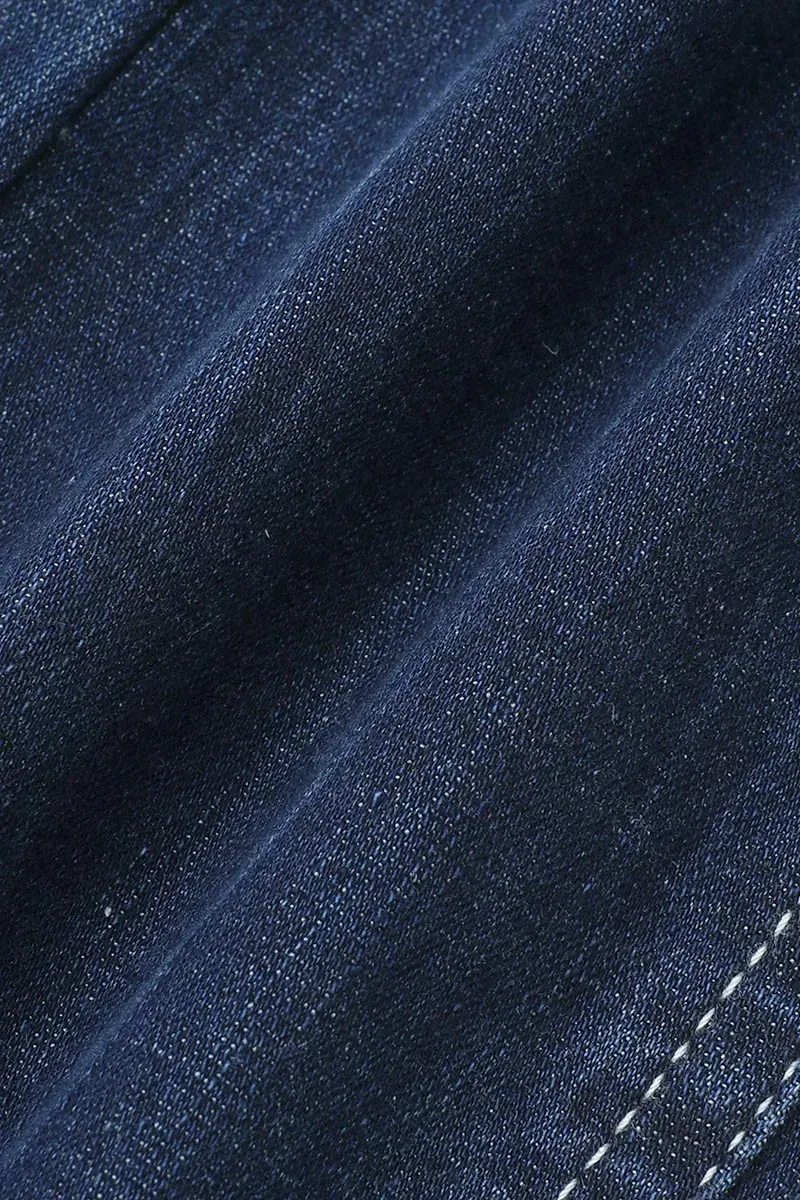 Button Front Mid Waist Skinny Jeans