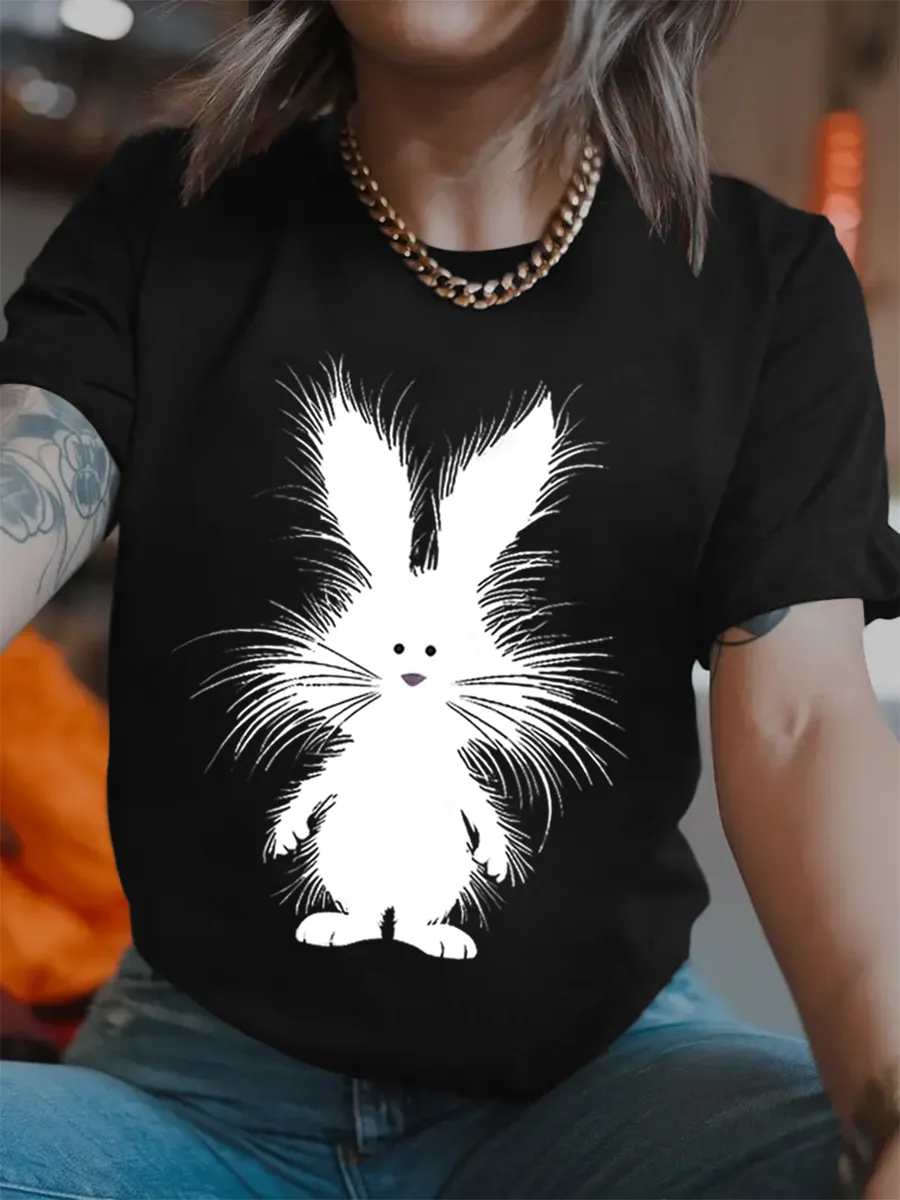 Grunge Bunny Rabbit Tee