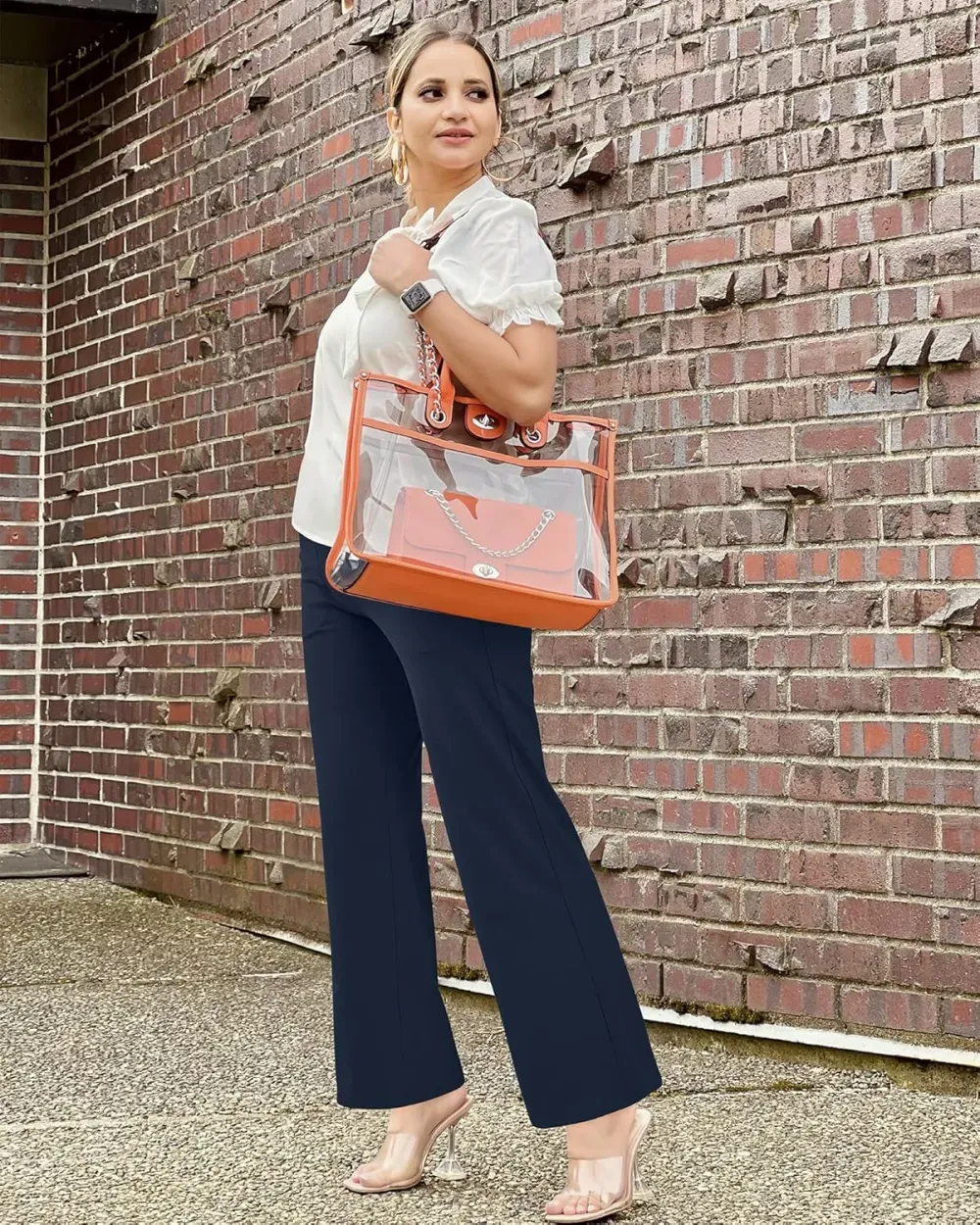 G4Free Wide Leg Pants for Women Loose Yoga Pants with Pockets Petite/Regular/Tall Stretch Casual Lounge Pants