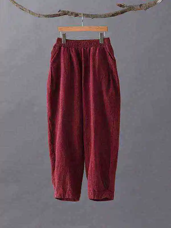 Loose Solid Color Casual Pants