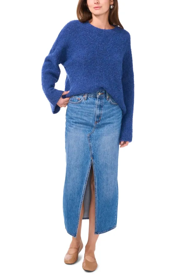 Crewneck Flare Sleeve Sweater