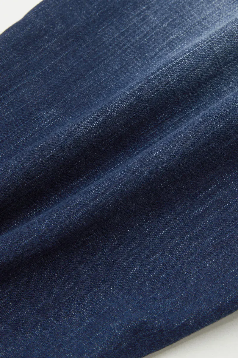 Multi Button Distressed Roll Up Hem Mid Waist Skinny Jeans