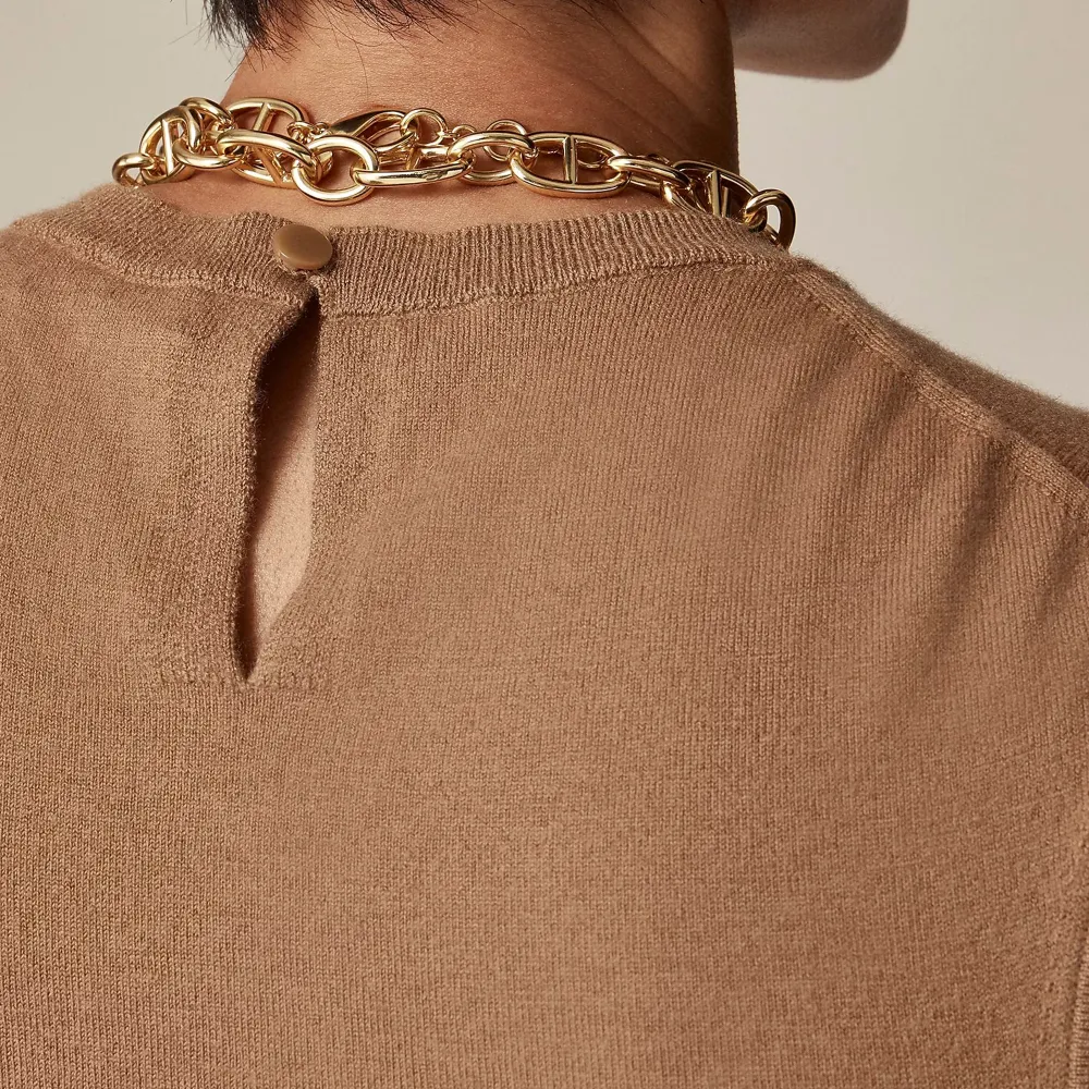 Cashmere-Blend Cropped Tops