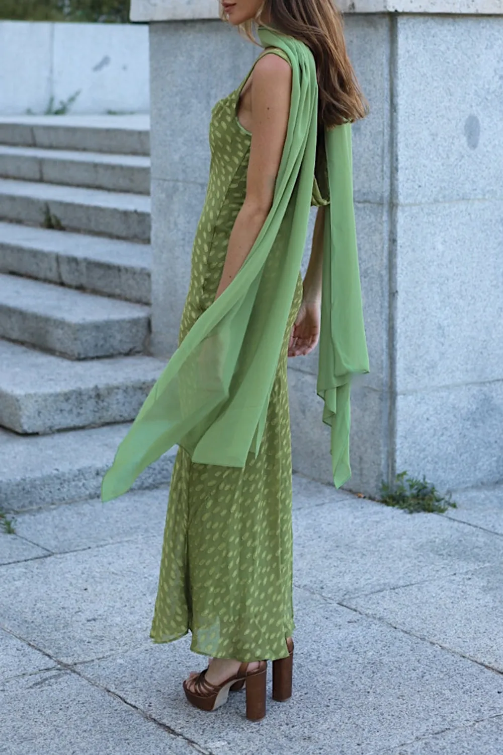 Olive Oil Casual Style Shawl