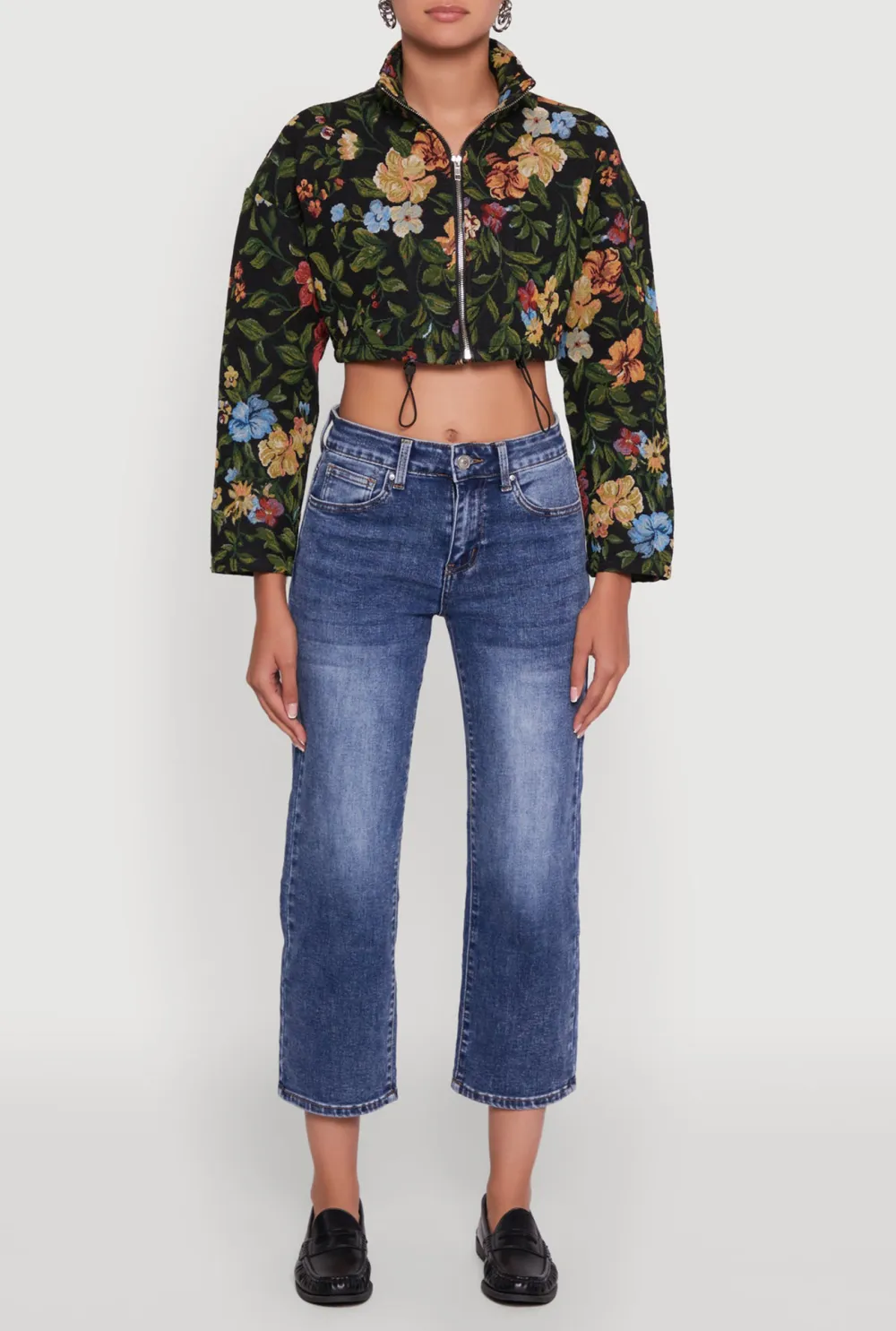 Drawstring Hem Jacket