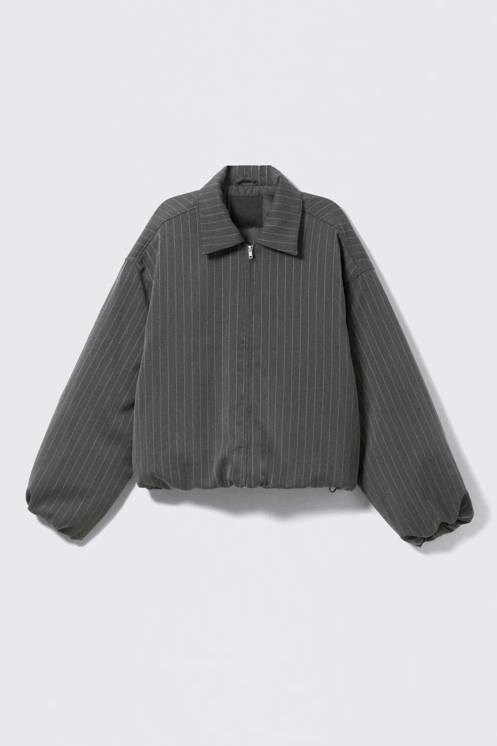 Striped Zip Up Jacket