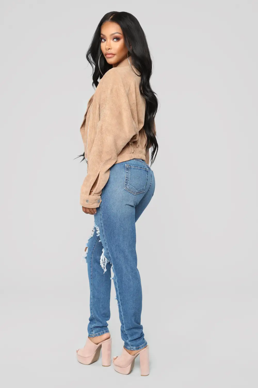 Keep It Together Moto Jacket - Camel