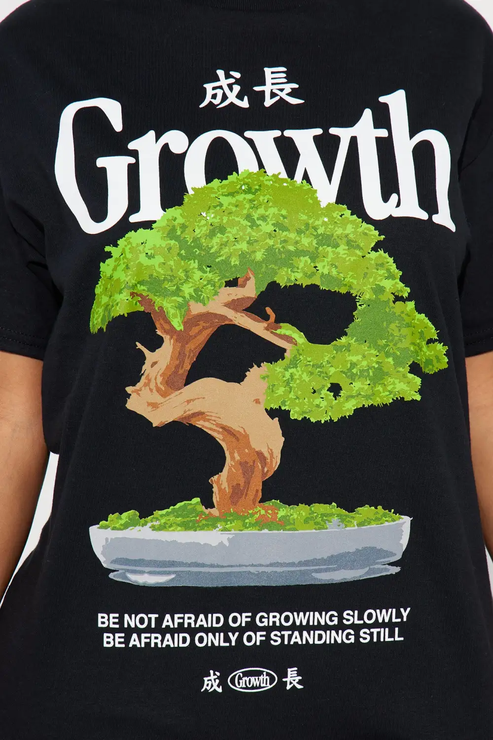 Self Growth Graphic Tee - Black