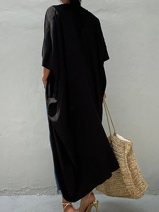 Women's Swimwear Cover Up Beach Top Normal Swimsuit Lace up Pleated UV Protection Pure Color Black White Red Royal Blue Beige V Wire Bathing Suits New Vacation Holiday