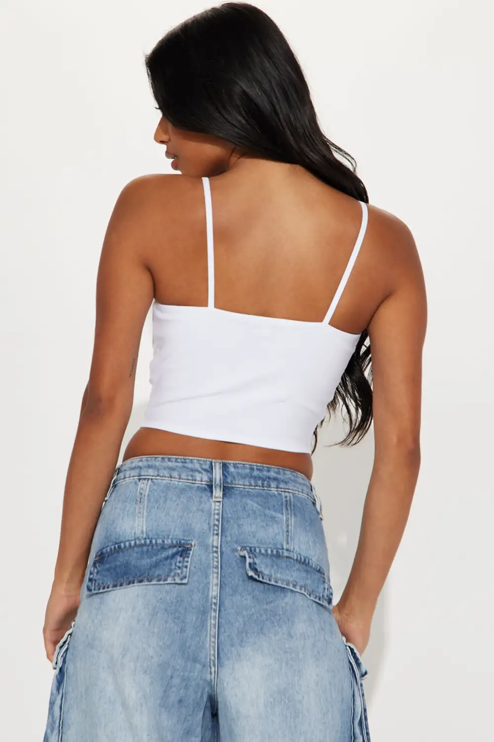Say You're Mine Corset Top - White