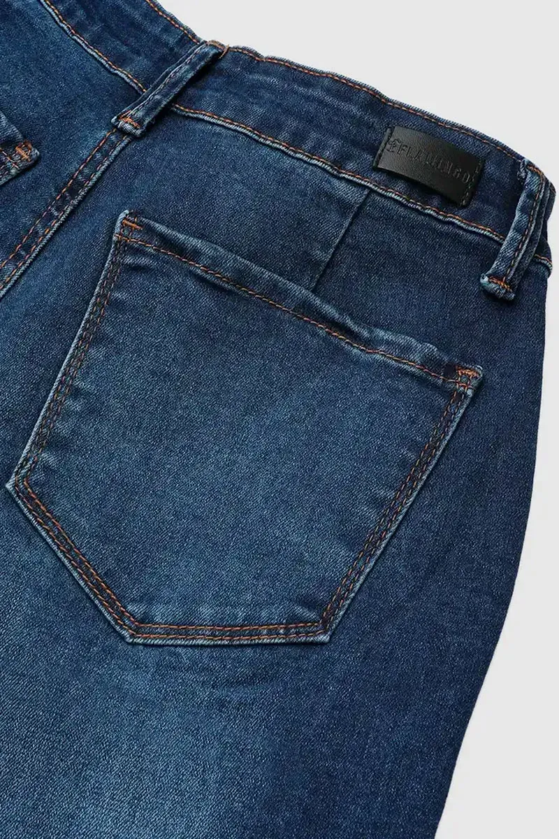 High Rise Bootcut Jeans Without Chain