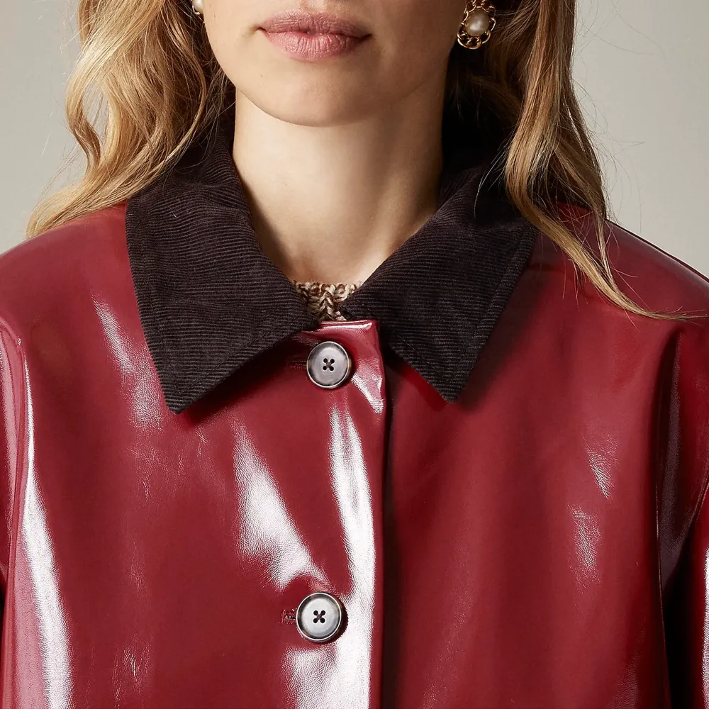 Trade in Faux Patent Leather Jackets