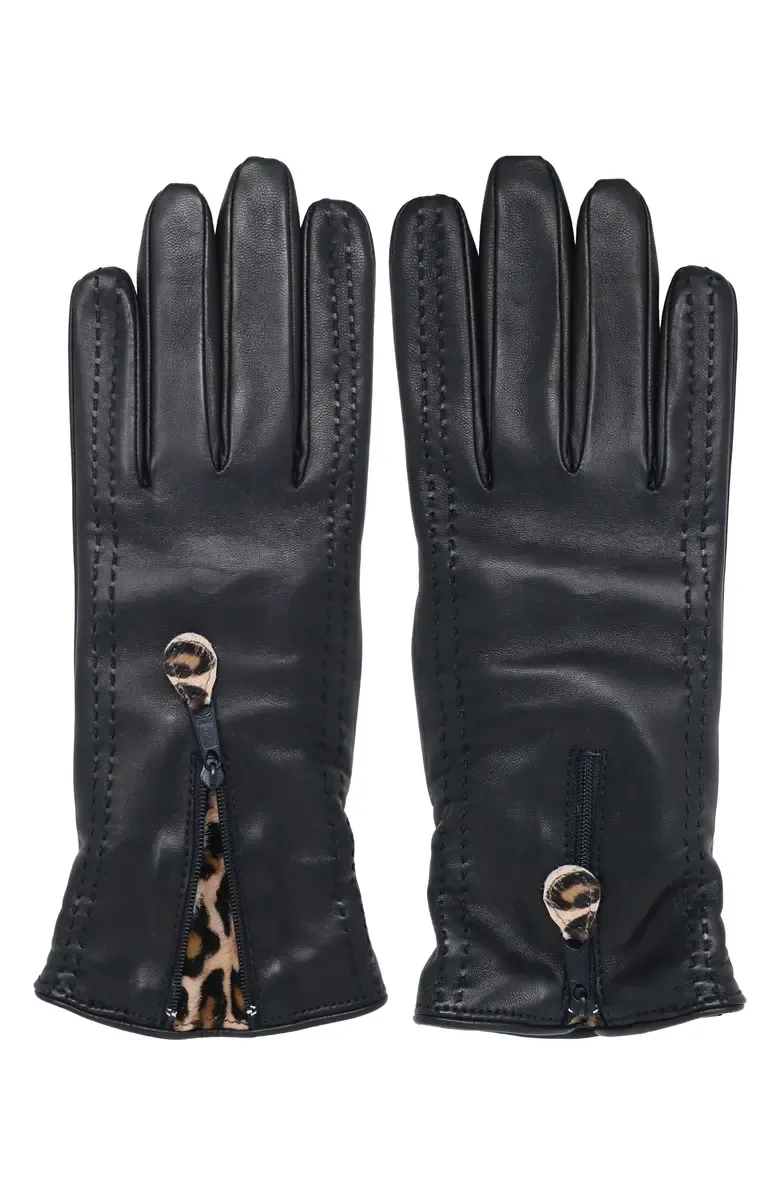Cashmere Lined Leather Gloves