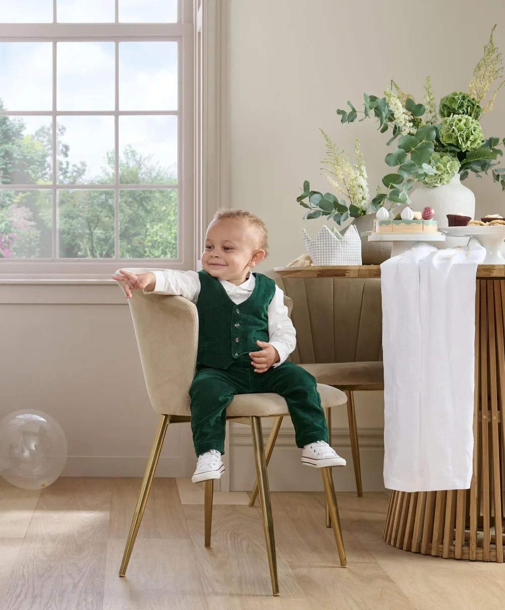 Velour Suit Set (3 Piece) - Emerald Green