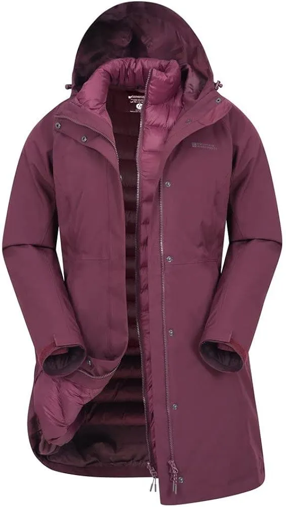 Mountain Warehouse Alaskan Womens Long 3 in 1 Jacket