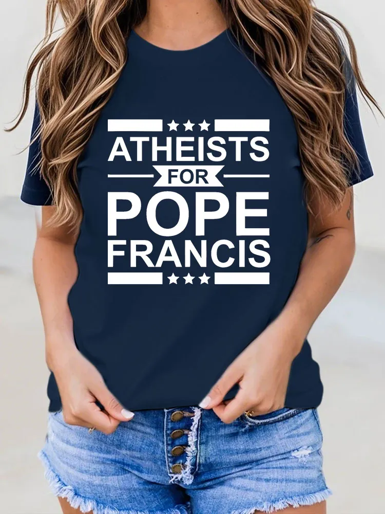 Women's 1936–2025 Catholic Commemorative Printed T-Shirt
