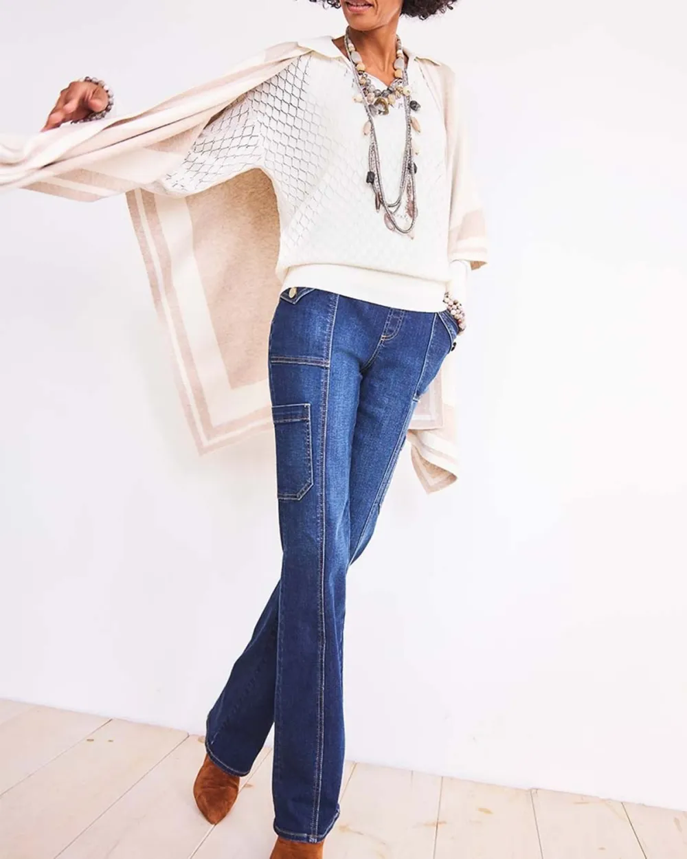 Multi Pocket Cargo Jeans