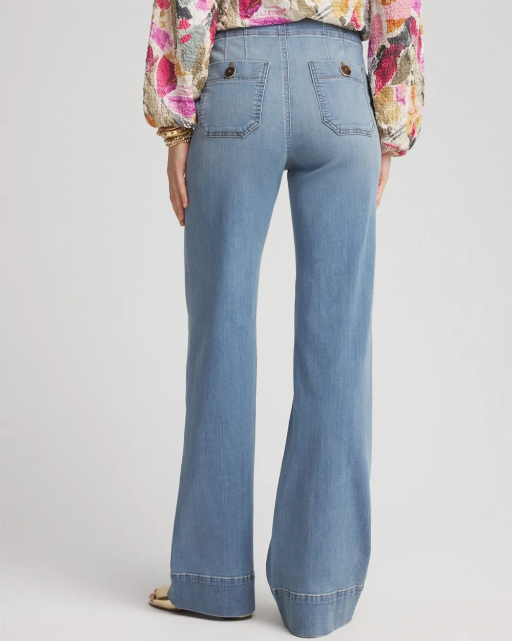High Waisted Flared Jeans
