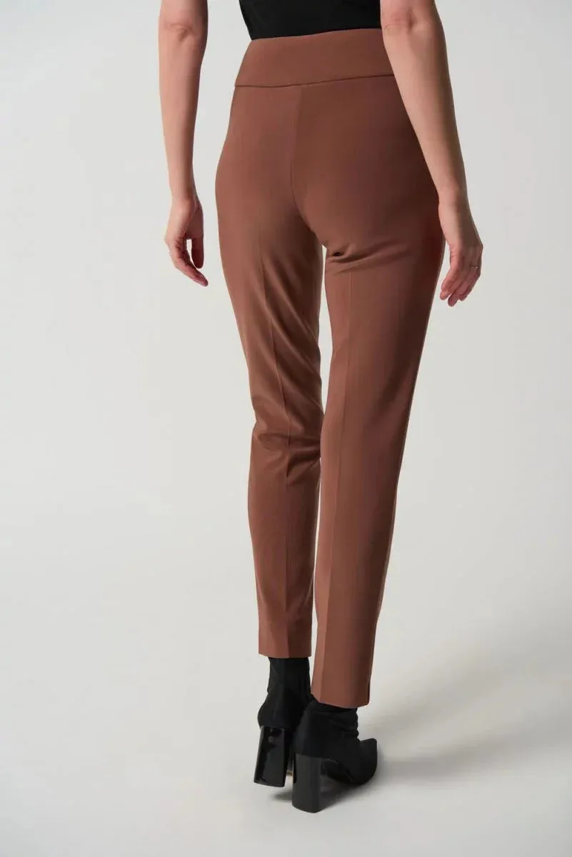 Brown Slim - Fit Ankle Pants