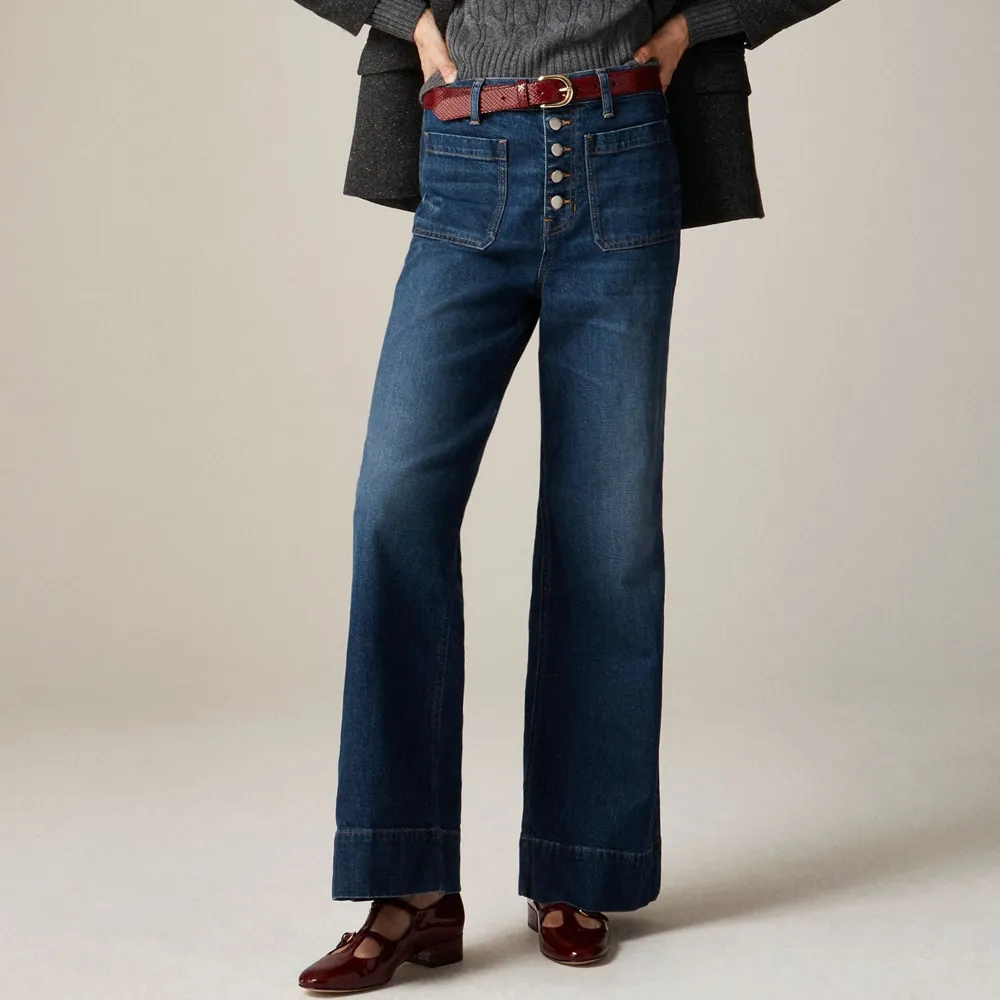 Button-Fly Trouser Semi-Stretch