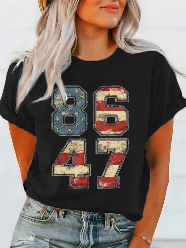 Women'S T-Shirt Women'S 8647 Waffle Crew Neck T-Shirt Pure Cotton Short Sleeves