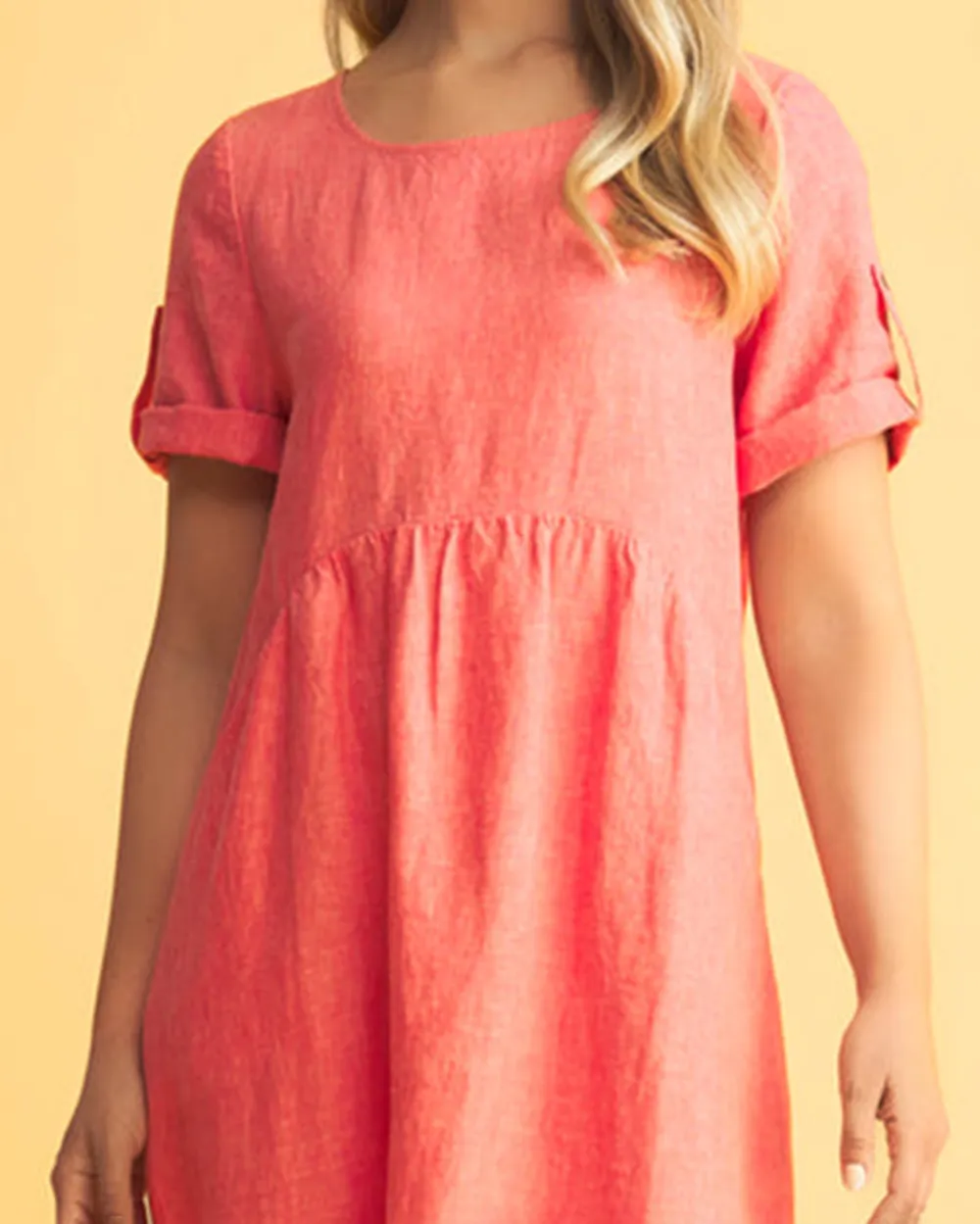 Linen Shift Dress