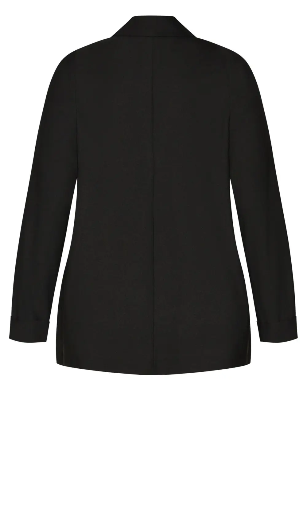 Evans  Black Satin Back Blazer