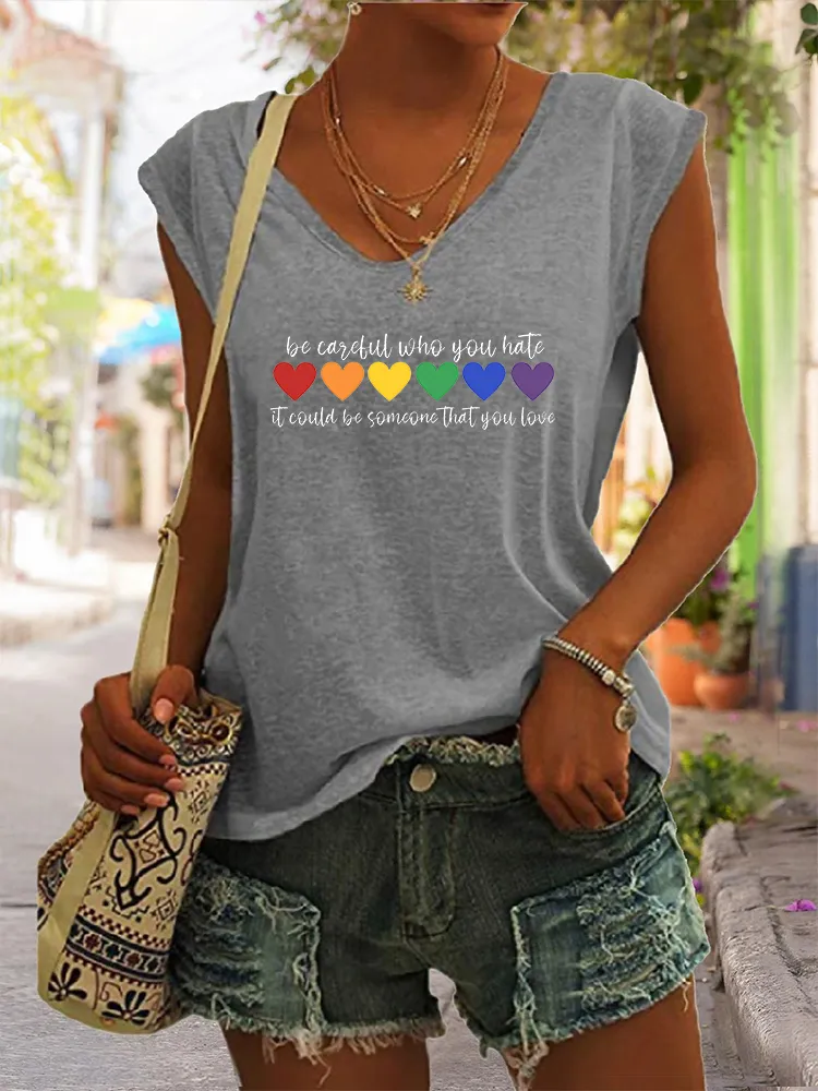 Women's Gay Day V-neck Vest
