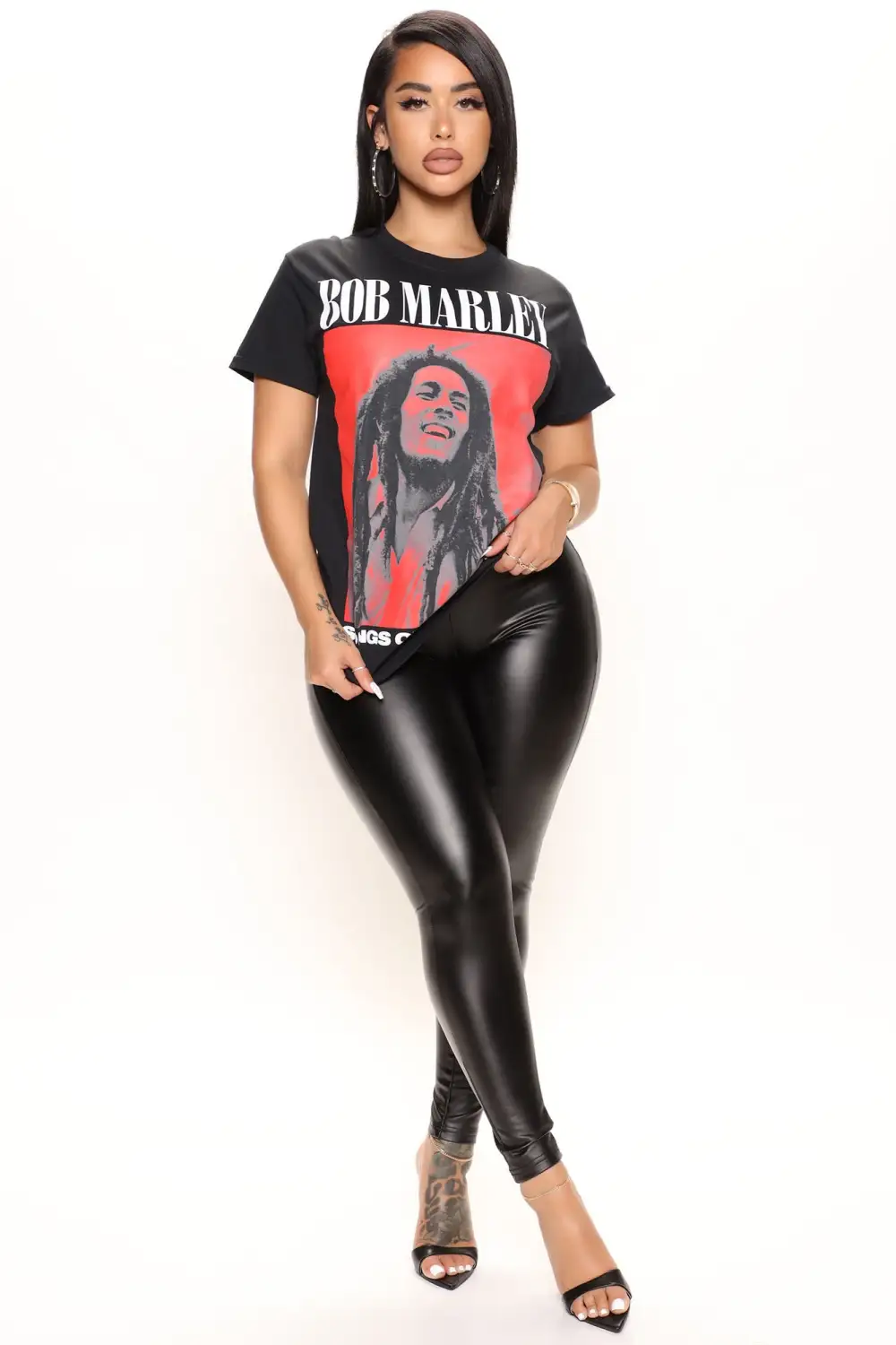 Bob Marley Songs Of Freedom Tee - Black