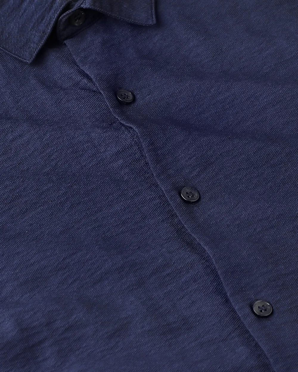 Leisure Simple Comfortable Slim-Fit Breathable Navy Shirt