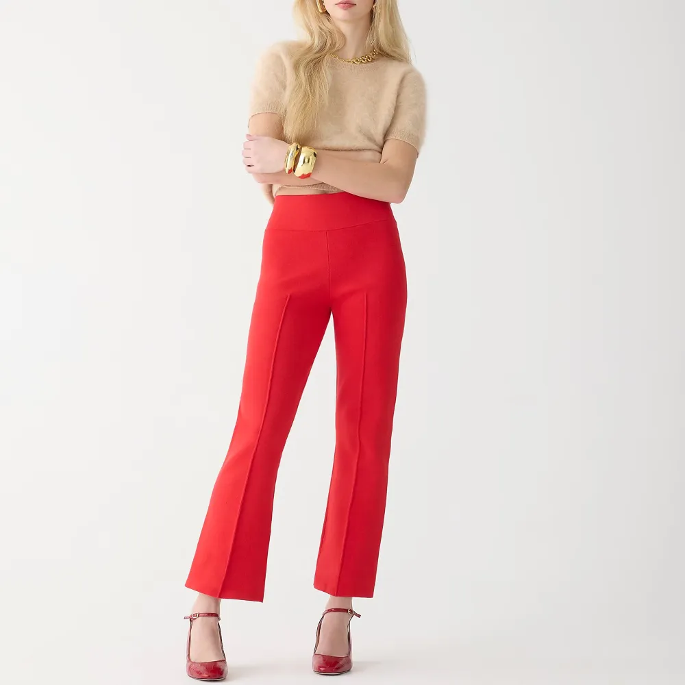 Stratus pant in textured satin