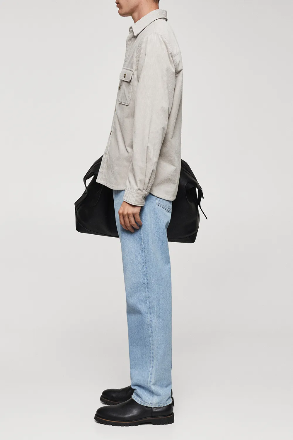 Corduroy Pockets Overshirt