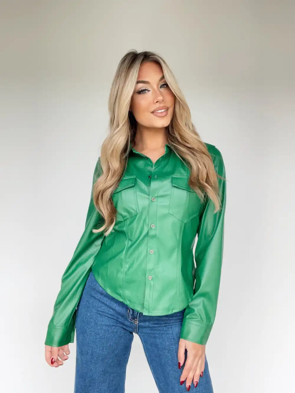Sleek Button Down Top