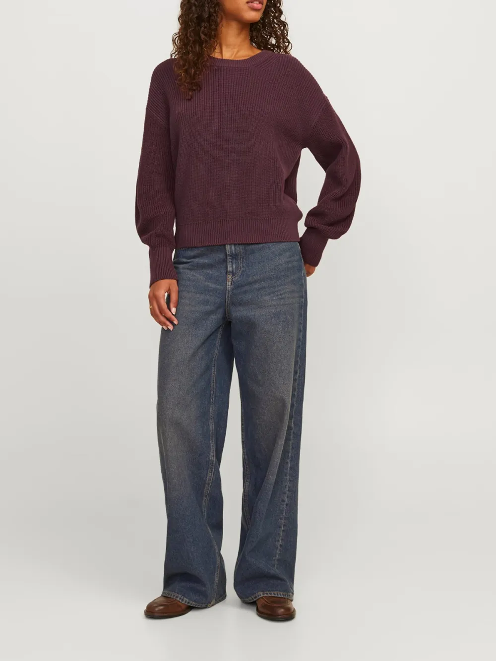 Plain Colored Casual Style Sweaters