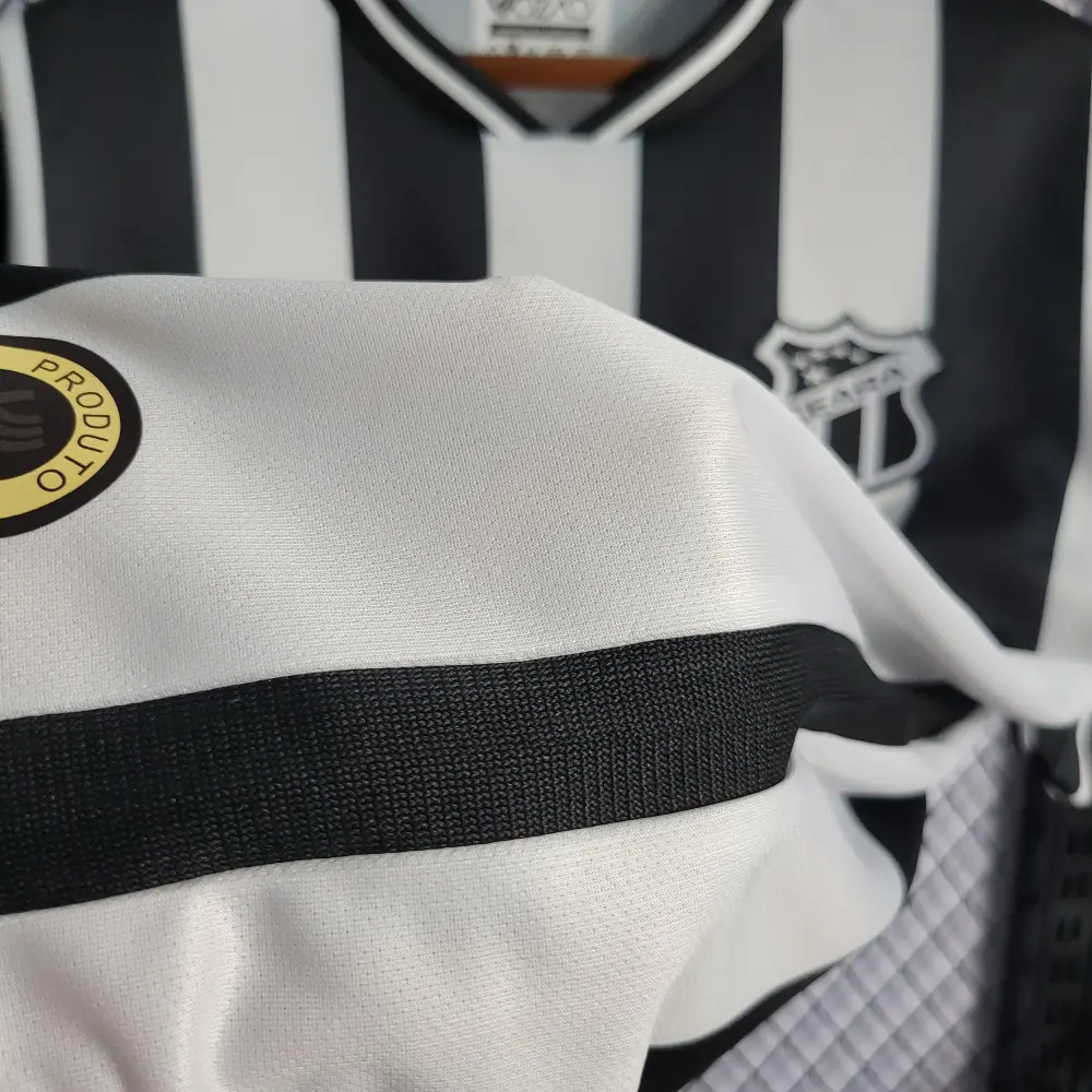 Camisa Ceará Home 22/23 - Preta e Branca