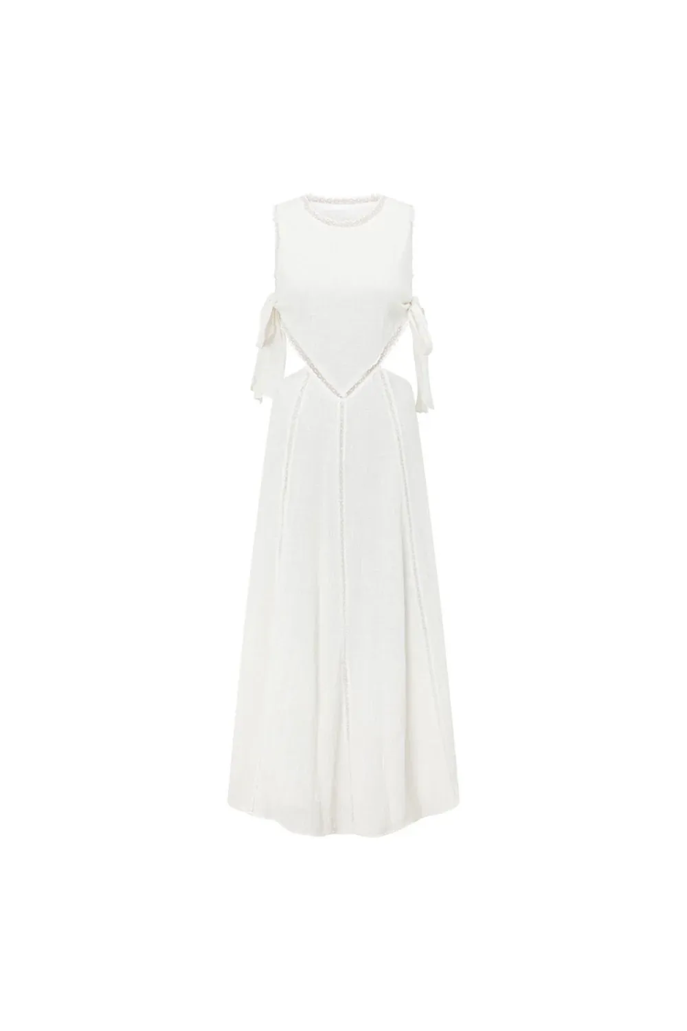 Cut Out Sleeveless Maxi Dress