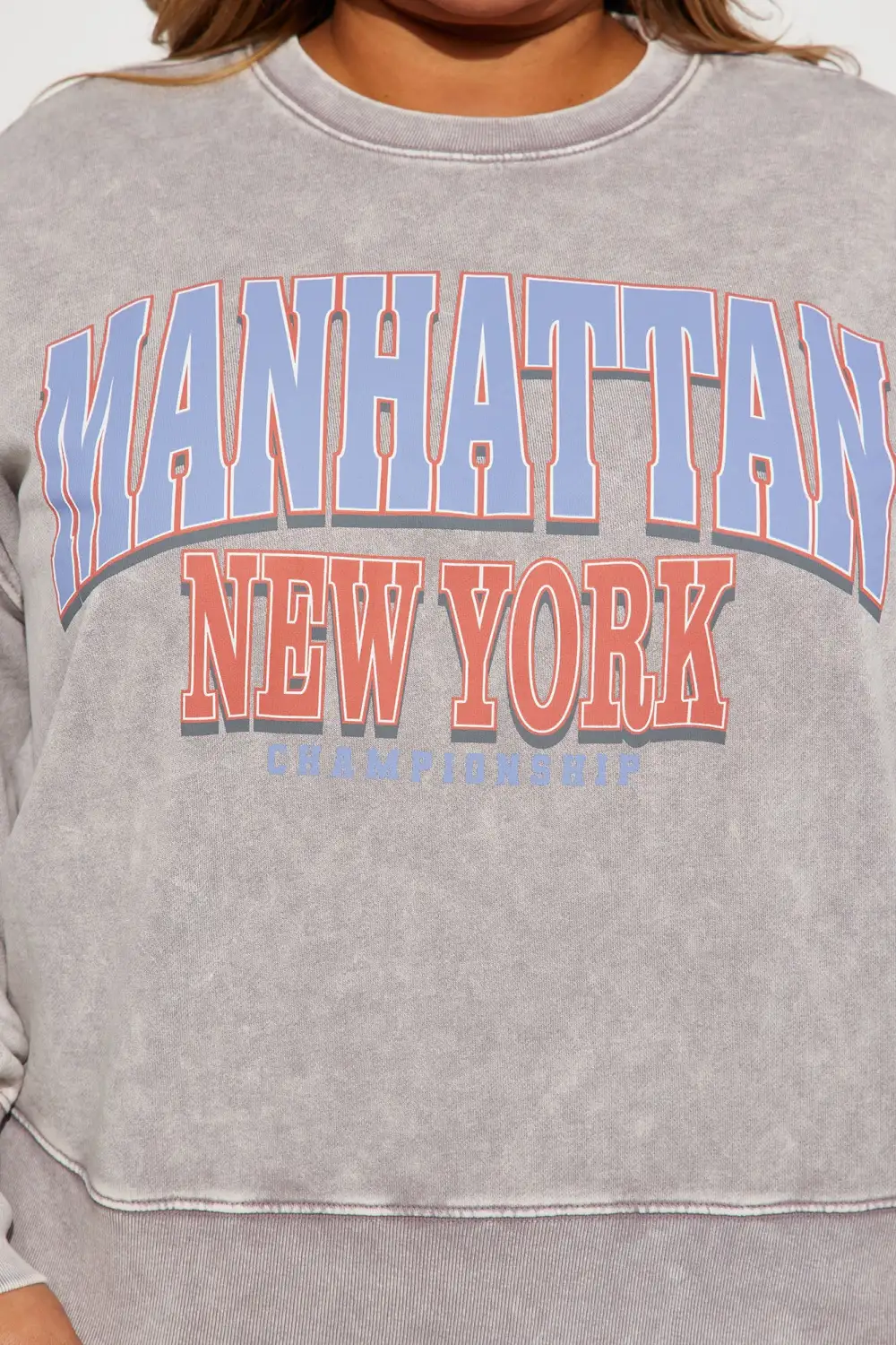Manhattan Sweatshirt - Grey/combo