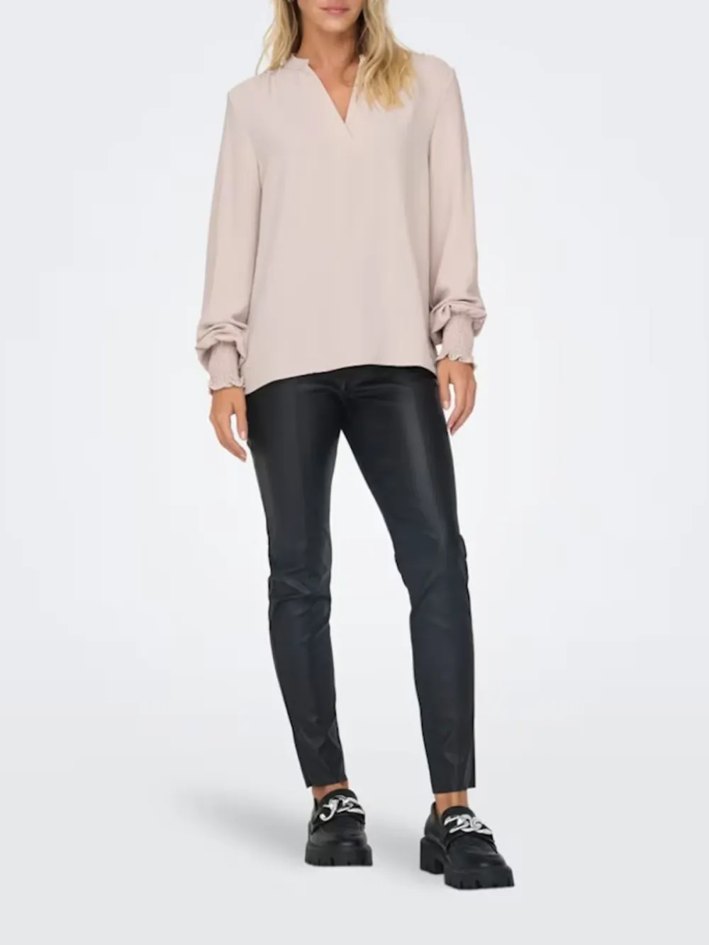 Long Sleeve Casual Style Blouses