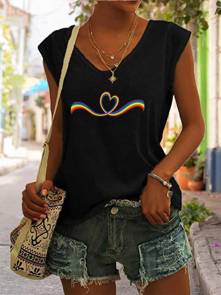 Women's Gay Day V-neck Vest