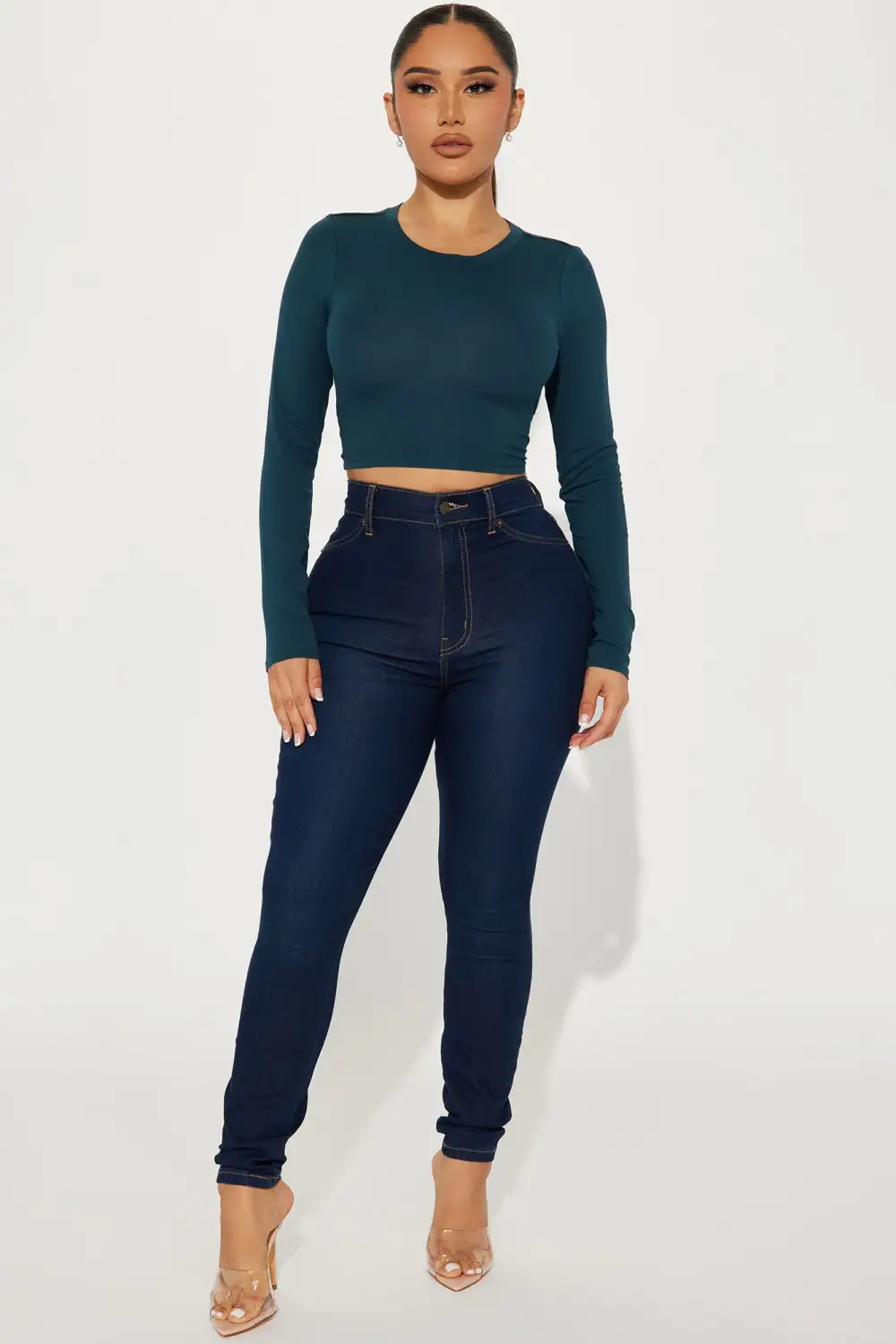 Robin Long Sleeve Top - Teal