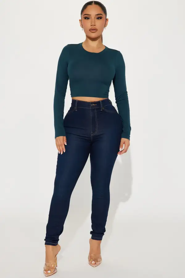 Robin Long Sleeve Top - Teal