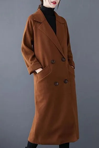 Hepburn Style Solid Over The Knee Coat
