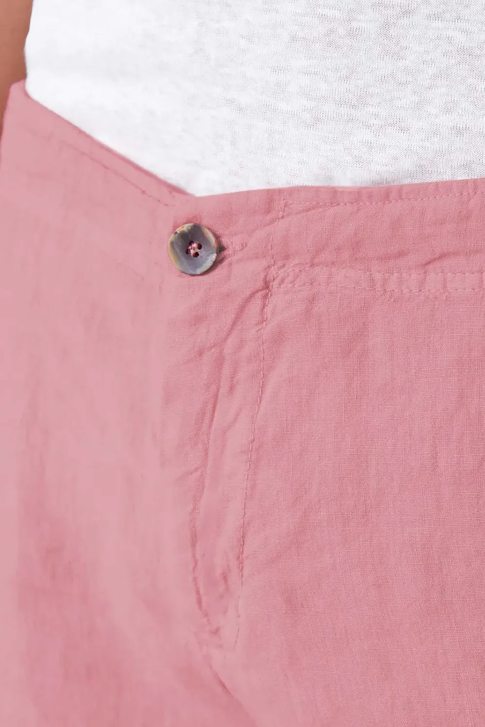 Linen Fabric Material Shorts