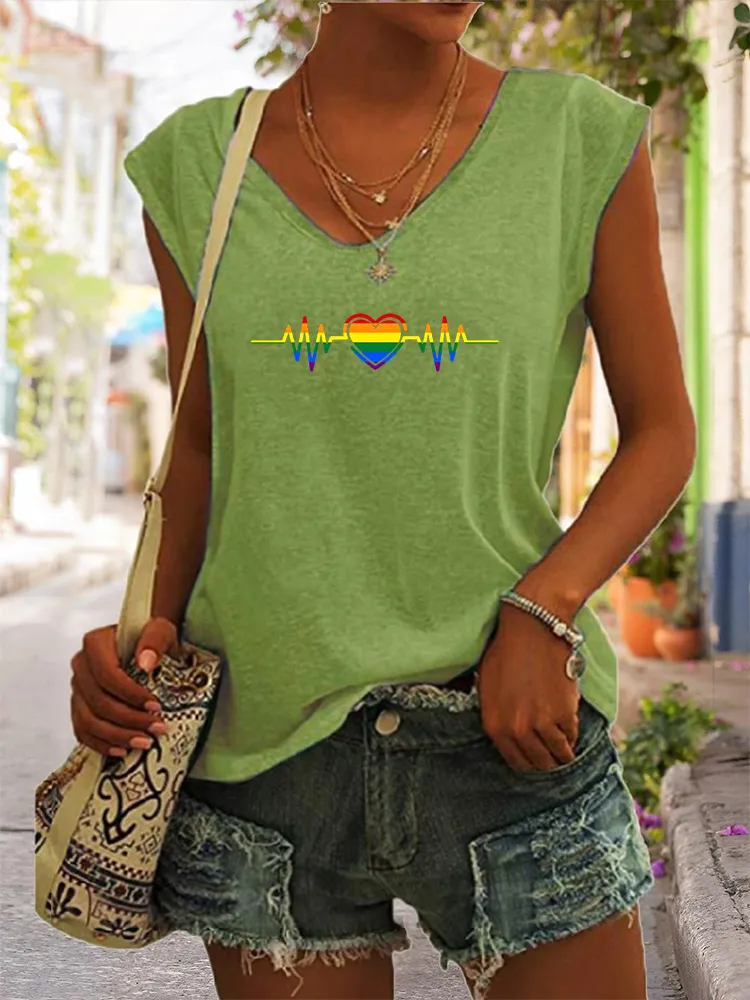 Women's Gay Day V-neck Vest