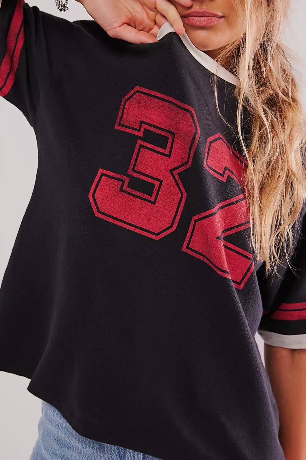 Graphic Print Raglan Sleeve T-Shirt