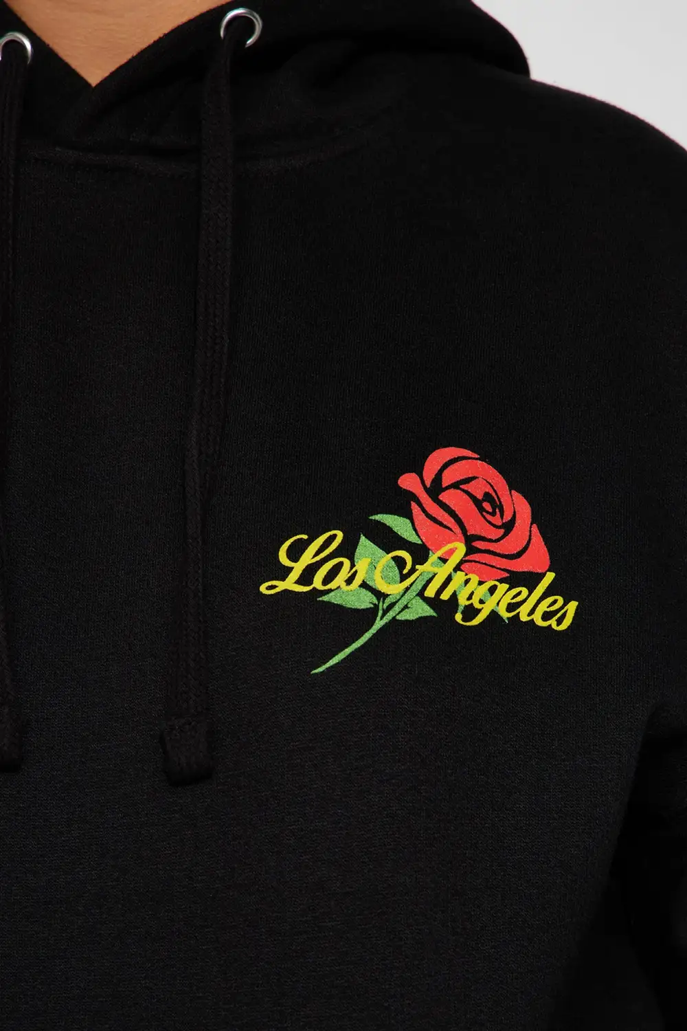 Los Angeles Rose Hoodie - Black