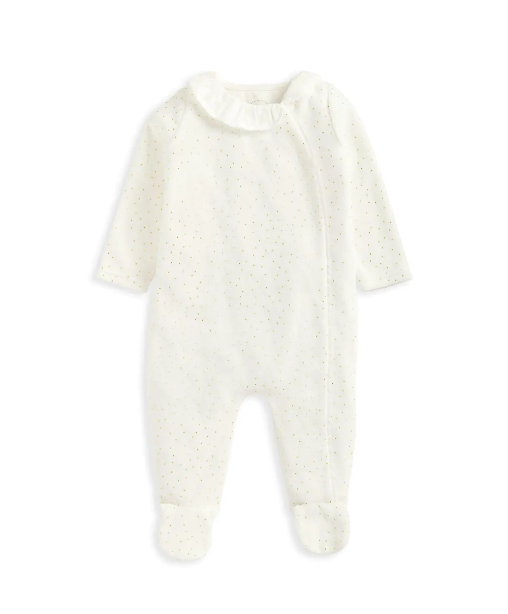 Velour Gold Speckle All in One