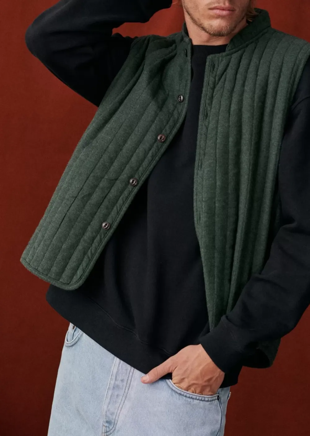 Daily Cardigan Denim