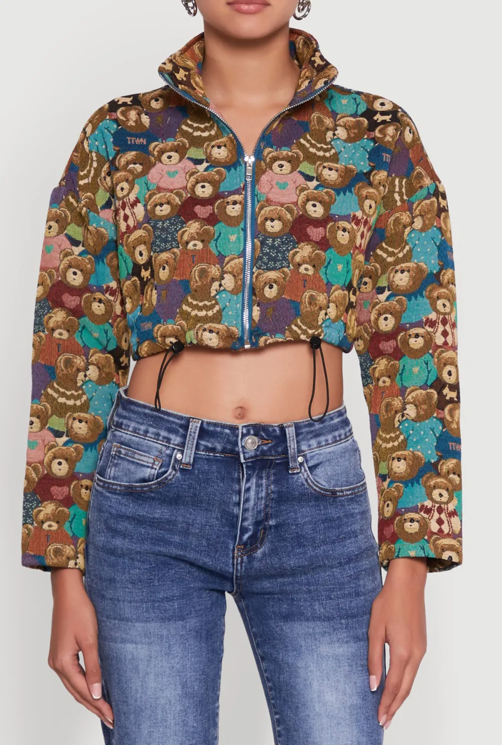 Drawstring Hem Jacket